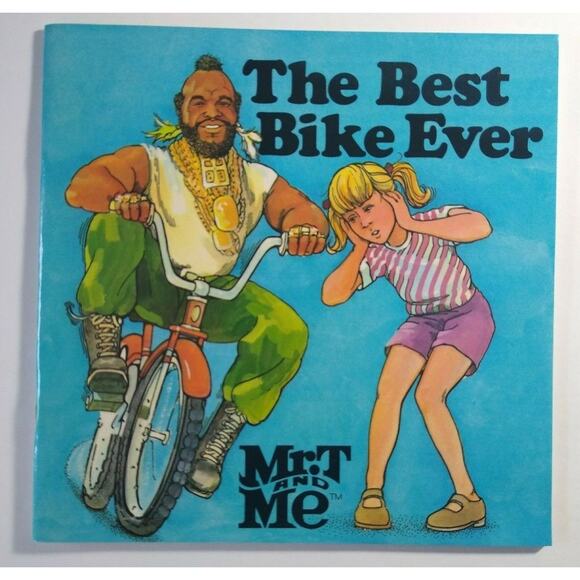 Mr T And Me The Best Bike Ever Original 1985 Story Photo Book TV Bicycle Kids - Picture 2 of 10